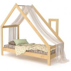 Детская кровать SportBaby лак 80 х190
